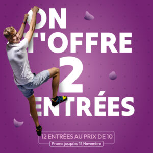 Climb Up Lille Wambrechies : 12 entrées au prix de 10
